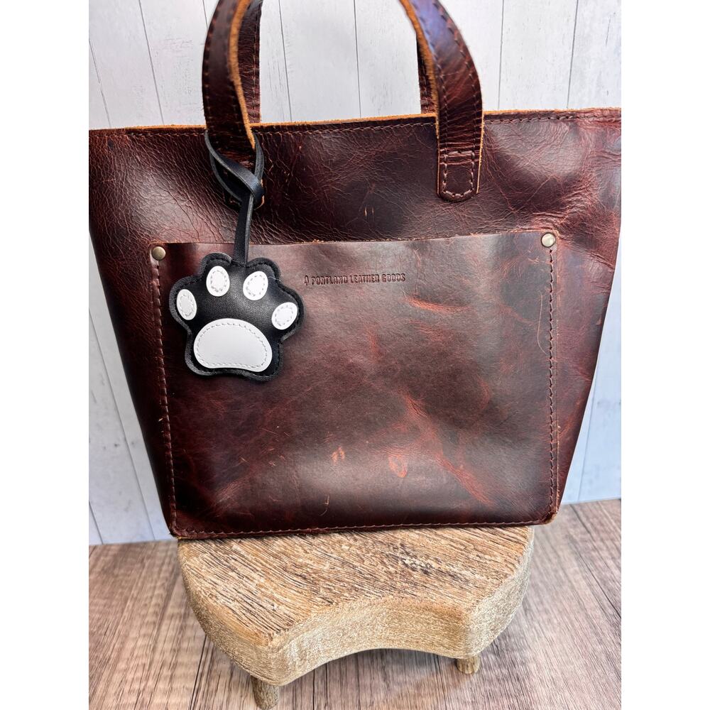 Black Paw Print Bag Charm Dog Print Purse Charm Cat Paw Charm Dog Paws NEW!